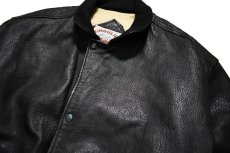 画像2: Used Singulier Leather Jacket Black made in France (2)