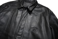画像2: Used Image Seller Leather Jacket Black "Jack Daniel's" made in Canada (2)