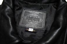 画像5: Used Image Seller Leather Jacket Black "Jack Daniel's" made in Canada (5)