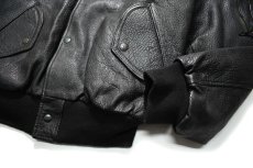 画像3: Used Singulier Leather Jacket Black made in France (3)