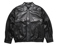 画像1: Used Round Tree&Yorke Leather Jacket Black (1)