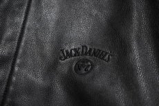 画像4: Used Image Seller Leather Jacket Black "Jack Daniel's" made in Canada (4)