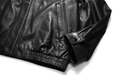 画像3: Used Round Tree&Yorke Leather Jacket Black (3)