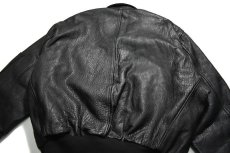 画像7: Used Singulier Leather Jacket Black made in France (7)