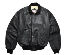画像1: Used Singulier Leather Jacket Black made in France (1)