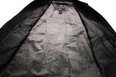画像5: Used Banana Republic Leather Jacket Black (5)