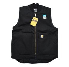 画像1: Carhartt Duck Vest Black (1)