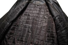 画像5: Used St John's Bay Leather Jacket Dark Brown (5)