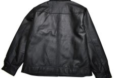 画像6: Deadstock St John's Bay Leather Jacket Black (6)