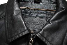画像4: Used St John's Bay Leather Jacket Black (4)