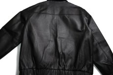 画像6: Deadstock St John's Bay Leather Jacket Dark Brown (6)