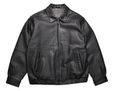 画像1: Deadstock St John's Bay Leather Jacket Dark Brown (1)