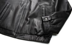 画像3: Deadstock St John's Bay Leather Jacket Dark Brown (3)