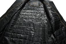 画像5: Deadstock St John's Bay Leather Jacket Black (5)