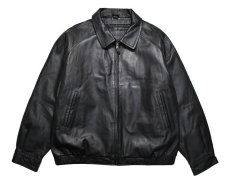 画像1: Used St John's Bay Leather Jacket Black (1)