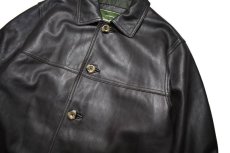 画像2: Used Eddie Bauer Leather Coat Dark Brown (2)