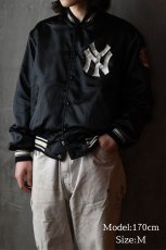 画像8: Used 60s~70s Ben More Satin Varsity Jacket "New York Yankees" (8)