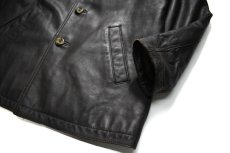 画像3: Used Eddie Bauer Leather Coat Dark Brown (3)