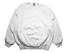 画像1: Used Russell Athletic Blank Sweat Shirt White made in USA (1)