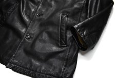 画像3: Used Marc New York Leather Coat Black (3)