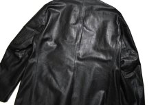 画像6: Used Gap Leather Coat Black (6)