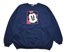画像1: Used Disney Sweat Shirt "Mickey Mouse" (1)