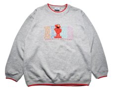 画像1: Used Sesame Street Sweat Shirt "Elmo" (1)