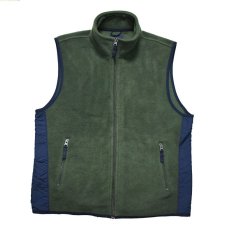 画像1: Used Gap Fleece Vest Olive (1)