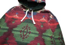 画像2: Used Polo Ralph Lauren Native Pattern Pullover Sweat Hoodie (2)