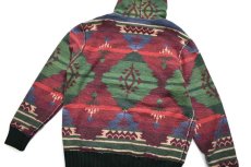 画像5: Used Polo Ralph Lauren Native Pattern Pullover Sweat Hoodie (5)