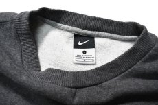 画像4: Used Nike Crew Neck Sweat Shirt Charcoal (4)