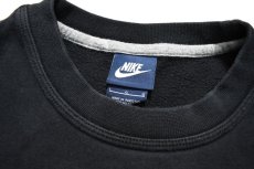 画像4: Used Nike Crew Neck Sweat Shirt Black (4)