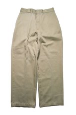 画像1: Used Dickies Original 874 Work Pants Khaki made in USA (1)