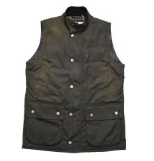 画像1: Used Barbour Waxed Vest (1)