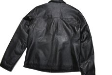 画像6: Used Croft&Barrow Leather Jacket Black (6)