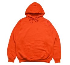 画像1: Deadstock Eagle USA Blank Sweat Hoodie Orange made in USA (1)