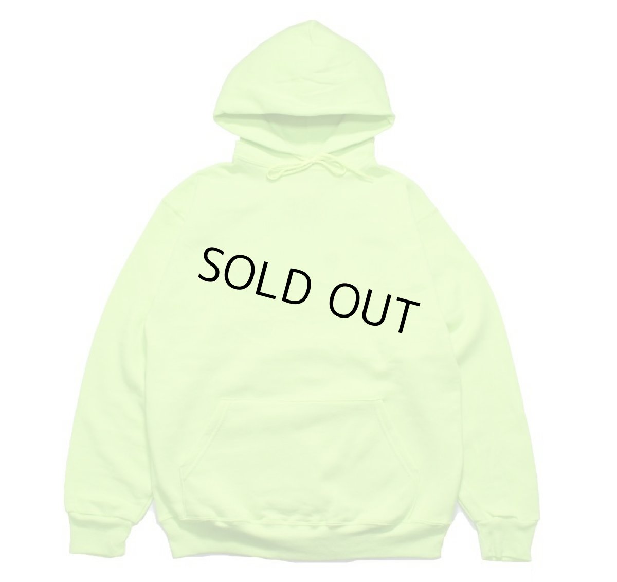 画像1: Deadstock Eagle USA Blank Sweat Hoodie Lime made in USA (1)