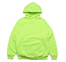 画像1: Deadstock Eagle USA Blank Sweat Hoodie Lime made in USA (1)