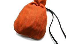 画像2: made in ASAKUSA×Vintage British Army Blanket Fabric Pouch Orange (2)