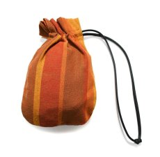 画像1: made in ASAKUSA×Vintage British Army Blanket Fabric Pouch Orange Stripe (1)