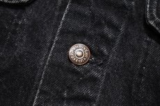 画像4: Used Lee 220-5019 Black Denim Jacket made in USA (4)