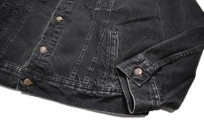 画像3: Used Lee 220-5019 Black Denim Jacket made in USA (3)