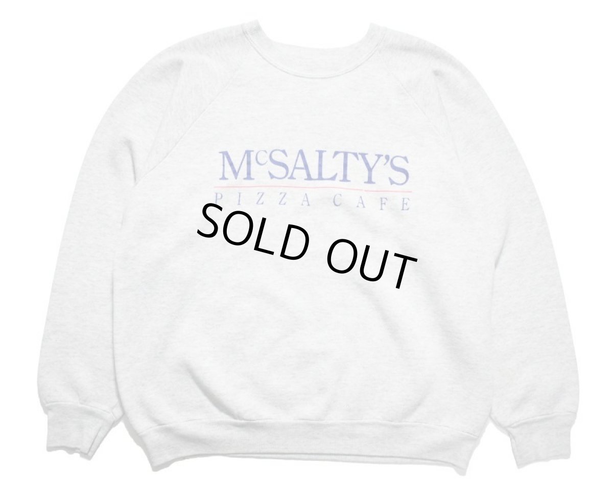 画像1: Used Raglan Sleeve Sweat Shirt Ash "McSalty's" made in USA (1)