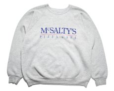 画像1: Used Raglan Sleeve Sweat Shirt Ash "McSalty's" made in USA (1)
