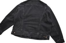 画像6: Used Lee 220-5019 Black Denim Jacket made in USA (6)