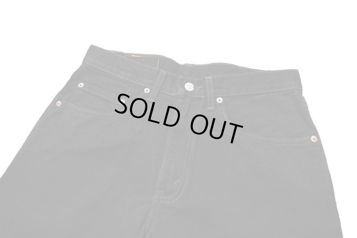 画像2: Deadstock Levi's 550 Denim Pants Black made in Canada リーバイス (2)