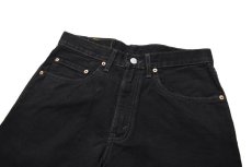 画像2: Deadstock Levi's 550 Denim Pants Black made in Canada リーバイス (2)