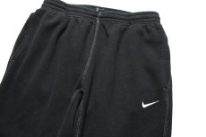 画像2: Used Nike Sweat Pants Black Over Dye (2)