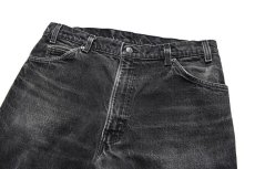 画像2: Used Levi's 550 Denim Pants Black made in USA リーバイス (2)