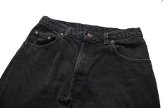 画像2: Used Levi's 560 Denim Pants Black made in USA リーバイス (2)